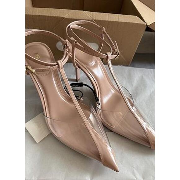 ZARA Pointed Toe Slingbacks NWT - Picture 7 of 16